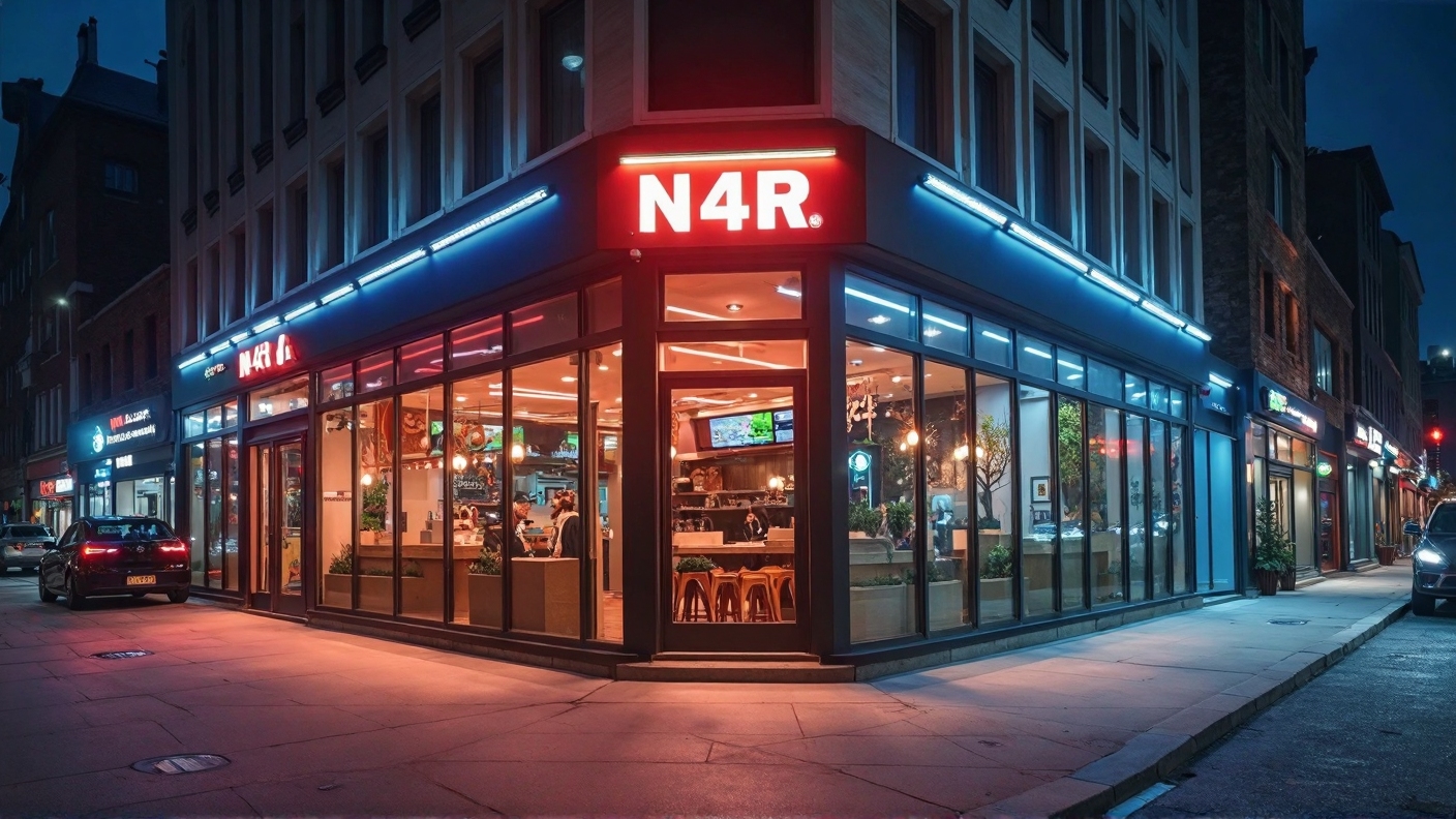 Modern restaurant interior